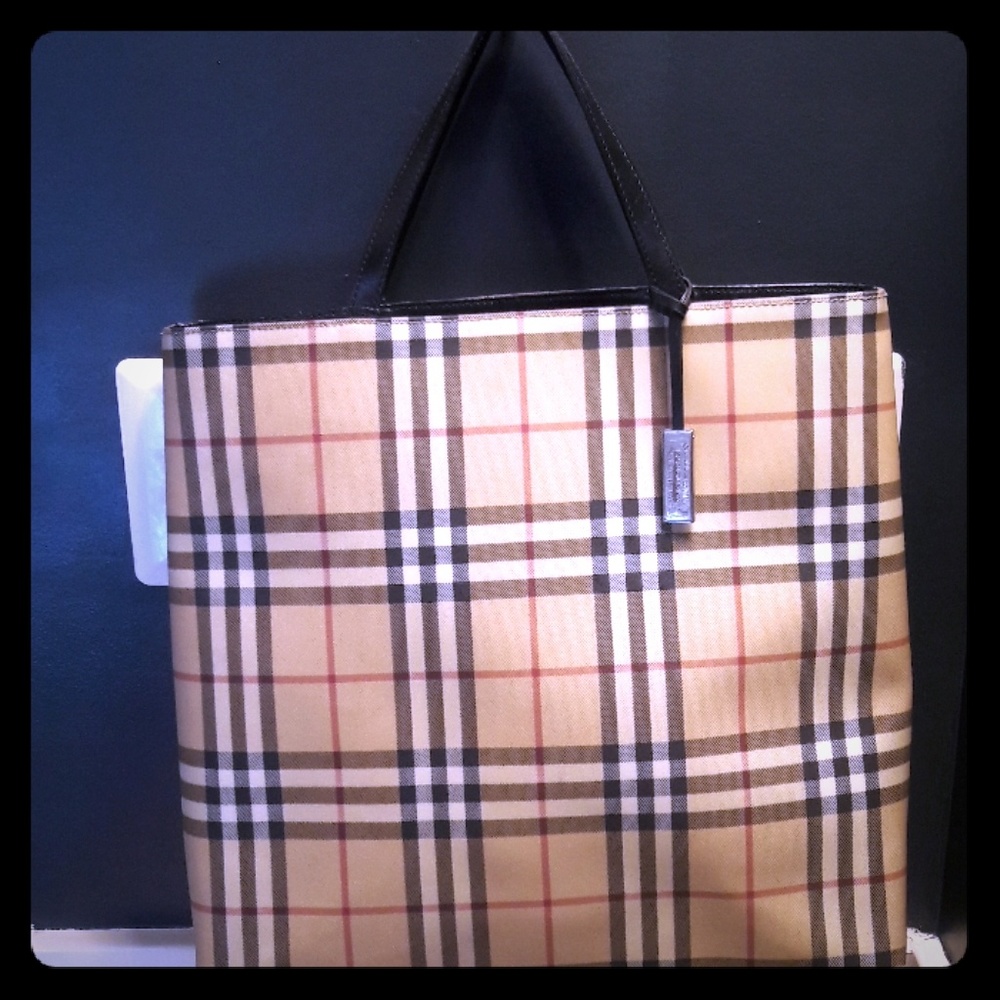 Authentic Burberry Nova Check Tote